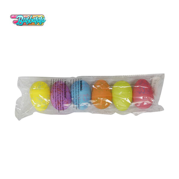 6pcs Colorful Plastic Easter Eggs