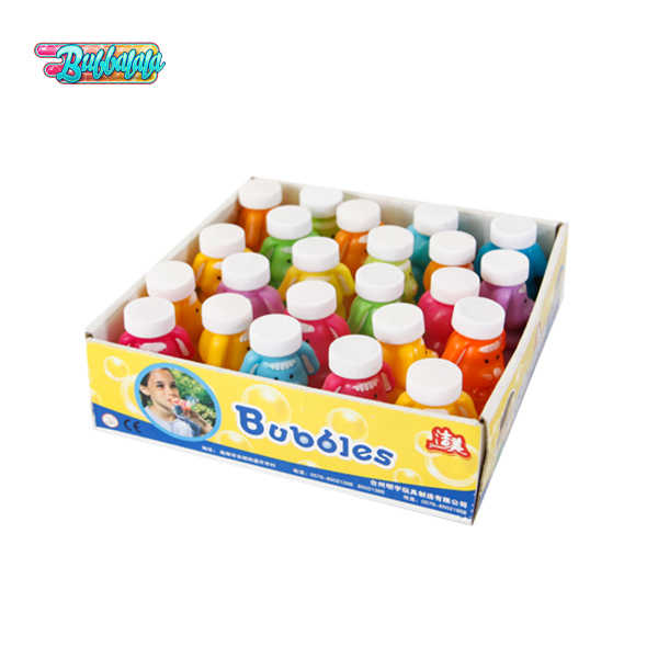 24 Boxed Color Children's Bubble Wand