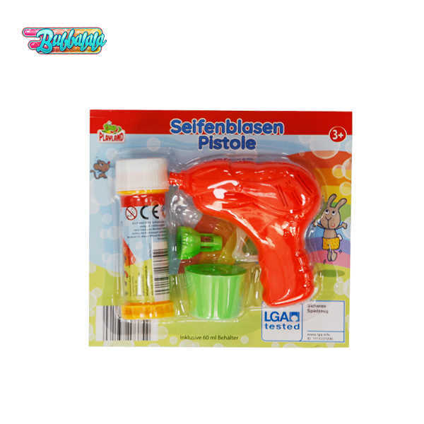Red Plastic Bubble Gun Toys Kits