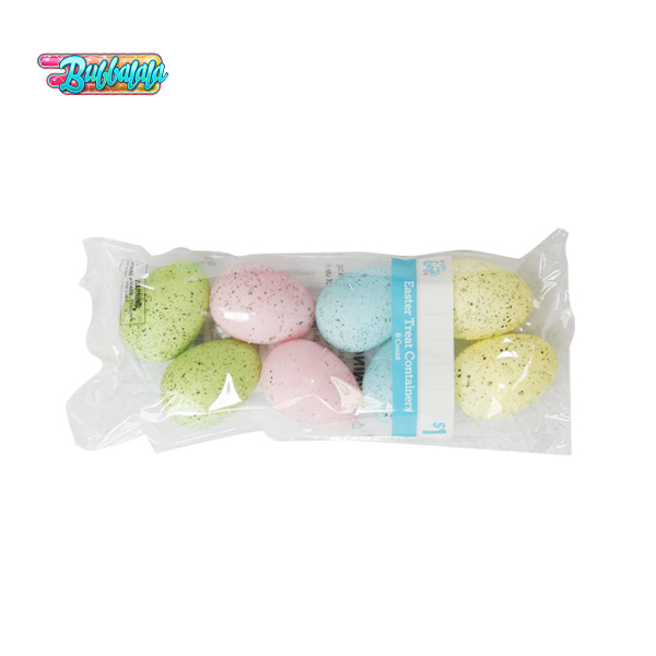 Colorful Matte Plastic Easter Eggs