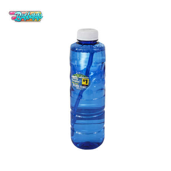 Blue Bottled Bubble Water Toys Supplement Liquid