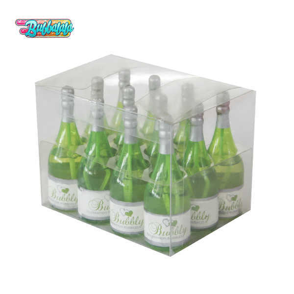 12 Bottles Green Bubble Water Wine Bottle