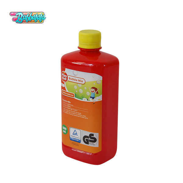 Red Bottled Bubble Water Toys Supplement Liquid