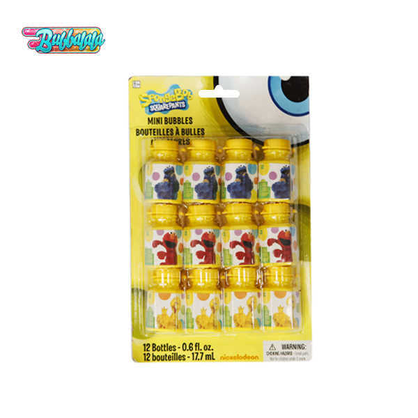 Yellow Sesame Street Bubble Water Bubble Bottle Toys