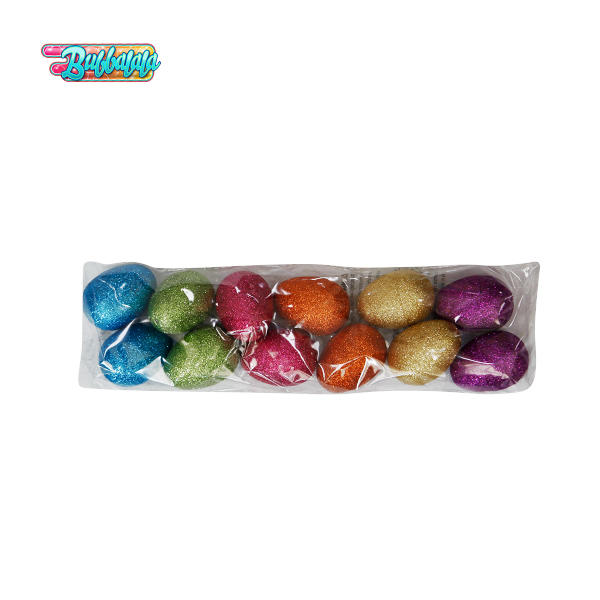 12pcs Six-color Colorful Sequin Easter Eggs